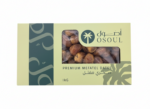 تمر مفتل سعودي درجة أولي عبوة كيلو