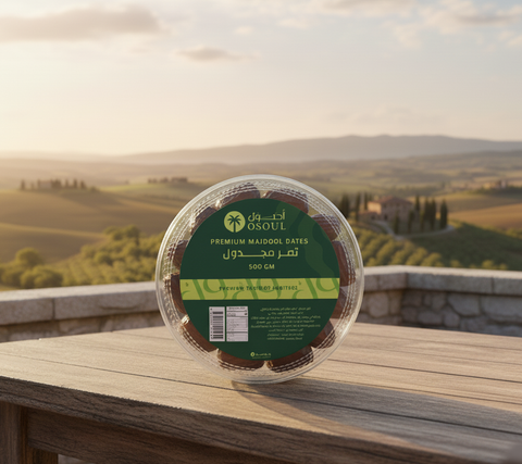 تمر مجدول جامبو عبوة نص كيلو
