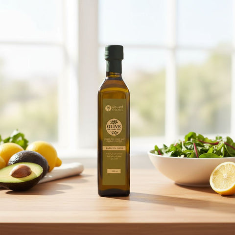 زيت زيتون بكر ممتاز معصور على البارد