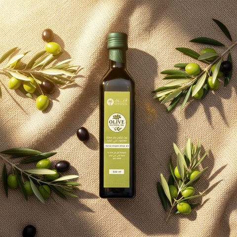 زيت زيتون بكر ممتاز معصور على البارد